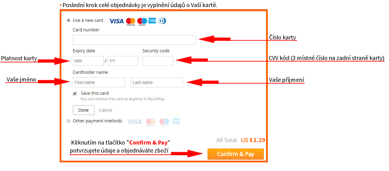 Objednání externího přijímače 11