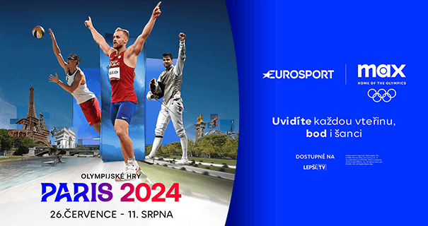 Paříž 2024 na Eurosportech a Maxu